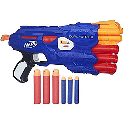 Nerf pistolet élite Dual Strike bleu