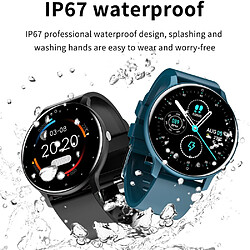 Avis Universal Smartwatch Hommes Femmes Personnalisation Fonds d'écran Surveillance du rythme cardiaque Tracker de fitness Sport Imperméable Smartwatch IOS | Smartwatch (Noir)