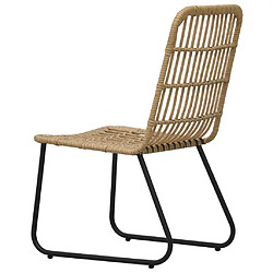 Acheter vidaXL Chaises de jardin lot de 2 Résine tressée Chêne