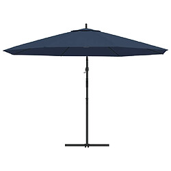 Acheter Helloshop26 Parasol meuble de jardin en porte-à-faux 3,5 m bleu 02_0008603