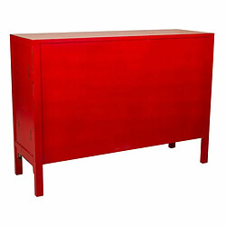 Acheter Buffet Alexandra House Living Rouge Bois d'épicéa Bois MDF 40 x 86 x 120 cm