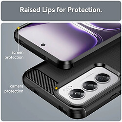 Avis Htdmobiles Coque pour Oppo Reno 12 Pro 5G - housse etui silicone gel carbone + film ecran - NOIR