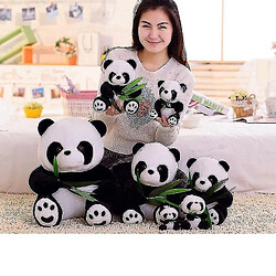 Acheter Universal Panda drôle avec feuilles de bambou en peluche (9 cm)