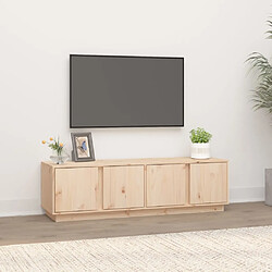 Maison Chic Meuble TV scandinave - Banc TV pour salon 140x40x40 cm Bois de pin massif -MN16268