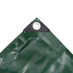 Avis Helloshop26 Bâche polyvalente et résistante 650 g/m² 4x4 m vert couverture de camping protection jardin 02_0002249