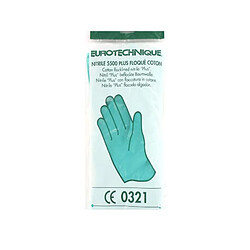 Euro Protection Gants Nitrile vert Taille M/8 EP 5528