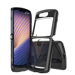 Imak Coque en TPU + acrylique hybride anti-goutte souple noir pour votre Motorola Razr 5G