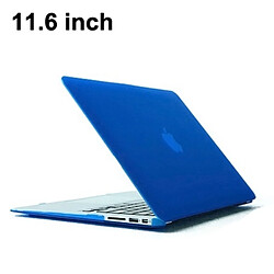 Wewoo Housse Étui bleu pour Macbook Air 11.6 pouces Crystal de protection