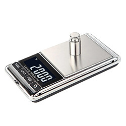 Acheter Universal Tableau de poche numérique, précision 0,01g mini-balance de grammes de bijoux, conversion de 6 unités mini-balance avec écran LCD, tara, fermeture automatique(Argent)