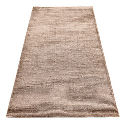 Avis Vidal Tapis de couloir en laine 203x81 brun Darya