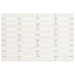 Avis vidaXL Tête de lit murale Blanc 81x3x63 cm Bois massif de pin