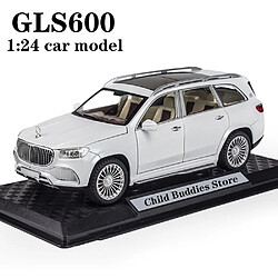 Avis Universal 1: 24 Maybach GLS600 modèle de voiture moulée sous pression alliage garçon jouet voiture modèle SUV voiture collection poussette | Voiture jouet moulée sous pression (blanc)