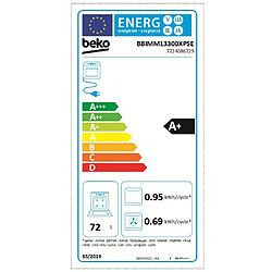 Four intégrable multifonction 72l 60cm a+ pyrolyse noir - BBIMM13300XPSE - BEKO