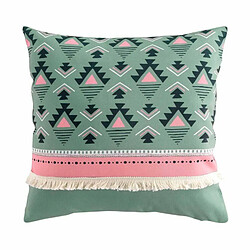 Paris Prix Coussin Déco à Motifs Esmeralda 45x45cm Vert