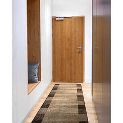 Avis RUGSX Tapis de couloir KARMEL Etna cadre, sable noix 80cm 80x200 cm