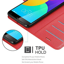 Cadorabo Coque MEIZU MX4 Etui en Rouge pas cher