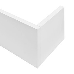 Acheter Helloshop26 Étagère murale meuble 3 surfaces de rangement 119 cm blanc 03_0005202