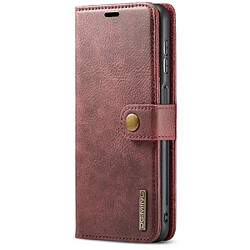 Etui en PU DG.MING magnétique avec support rouge pour votre Samsung Galaxy A13 4G