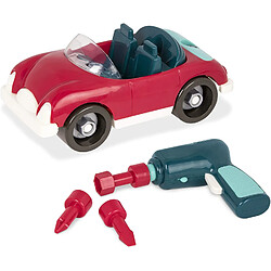 Battat - Take-Apart Roadster Car - Ensemble de Jeu de véhicule avec perceuse fonctionnant à Piles - Jouet de développement de la Petite enfance pour Enfants à partir de 3 Ans