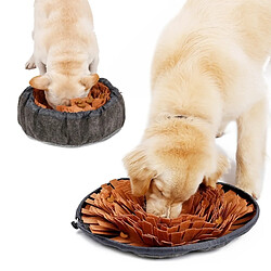 Wewoo Gamelle Doglemi Dog Snuffle Bowl Mat Pet Snuffling Nose Tapis de Travail IQ Formation Slow Eat