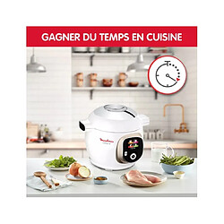 Acheter Multicuiseur intelligent 6l 1600w blanc - CE85BA10 - MOULINEX