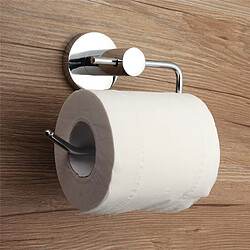 Avis Universal Porte-papier chromé en acier inoxydable poli pour les toilettes, crochet, porte-papier mural (argent)