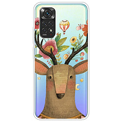 Coque en TPU antichoc cerf pour votre Xiaomi Redmi Note 11S 4G/Redmi Note 11 4G (Qualcomm)