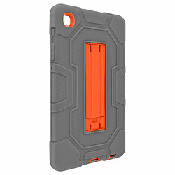 Avizar Coque Samsung Galaxy Tab A7 Lite Antichoc Béquille Support Gris / Orange