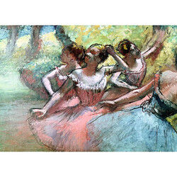 Ravensburger - Puzzle 1000 pièces Art collection - Quatre ballerines sur la scène / Edgar Degas