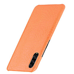 Avis Wewoo Coque Rigide Pour Galaxy A70s antichoc Crocodile Texture PC + Etui en PU Orange