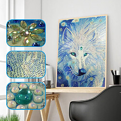 Peinture de diamant bricolage 5D strass spécial photos Art Decor Wolf