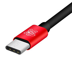 Avis Wewoo Hat-Ptince Type-C à Type-C et câble adaptateur audio Jack Charge 3,5 mm, pour Galaxy, Google, LG, Sony, Huawei, Xiaomi, Lenovo et autres téléphones Android (Rouge)