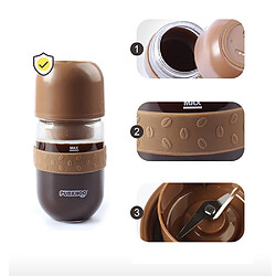 Universal Cafetière rechargeable USB mini cafetière portable broyeuse machine à expresso automatique à usage domestique goutte-à-goutte