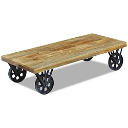 Maison Chic Tabls basse,Table Console pour salon en bois de manguier 120 x 60 x 30 cm -MN90588