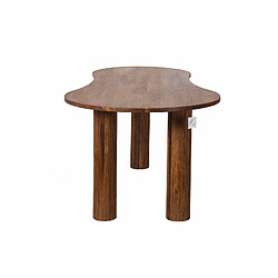 BOIS & CHIFFONS Table de repas ovale 3/4 pieds | Acacia Arad