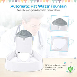 Avis Universal Fontaine pour chat à boire Fontaine automatique pour animal de compagnie Distributeur d'eau pour chien chat Soins d'élevage Fontaine d'élevage Santé | Alimentation pour chat Fournitures d'arrosage