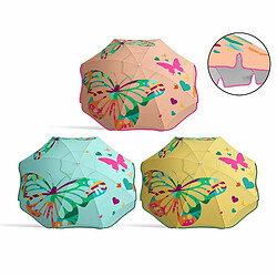 BigBuy Garden Parasol Papillon Ø 180 cm