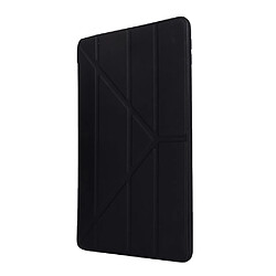 Avis Etui en PU + silicone déformé avec support noir pour votre Apple iPad 10.2 (2019)