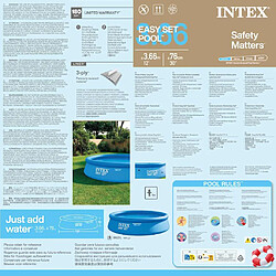 Acheter INTEX Piscine Easy Set 366 x 76 cm 28130NP