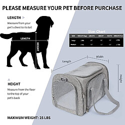 Acheter Universal Animaux de compagnie Voyage Chats Porte-chats Petits Chats Porte-chiens Sac à poitrine douce Caisse portable pliable avec grille respirable | Porte-chiens