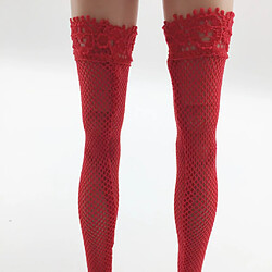 1/6 Chaussettes De Bas De Corps Pour Figurines Phicen Kumik 12 Pouces Rouges