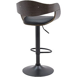 Non Tabouret de bar Kingston B simili cuir pas cher