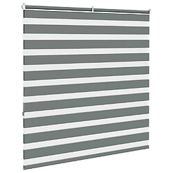 Avis vidaXL Store zèbre gris foncé largeur du tissu 145,9 cm polyester