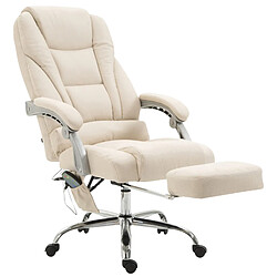 Non Chaise de bureau en tissu Pacific avec fonction massage pas cher