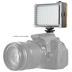 Justgreenbox Mini panneau de lumière de remplissage vidéo à LED portable avec filtres orange blanc pour appareil photo reflex numérique - T3654657595265