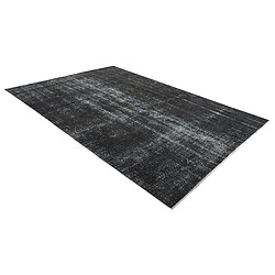 Avis Vidal Tapis de laine 284x170 noir Ultra Vintage