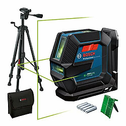 Laser lignes Bosch GLL 215 G trépied BT 150