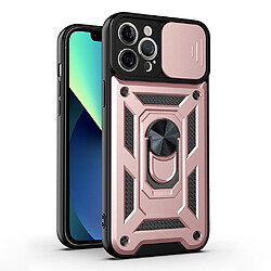 Coque en TPU antichute avec béquille or rose pour votre Apple iPhone 13 Pro 6.1 pouces