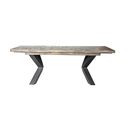 BOIS & CHIFFONS Table semi haute 140 cm | Manguier New York pas cher