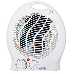 Radiateur et Ventilateur Soufflant, Portable, Air Chaud / Froid, Thermostat, 2000, Blanc, Adler, AD 7728 pas cher